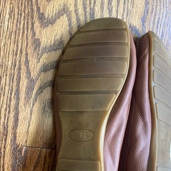 Brown leather Coach Opal loafer, size 7.5. Some wear on inner sole, good - Picture 10 of 15